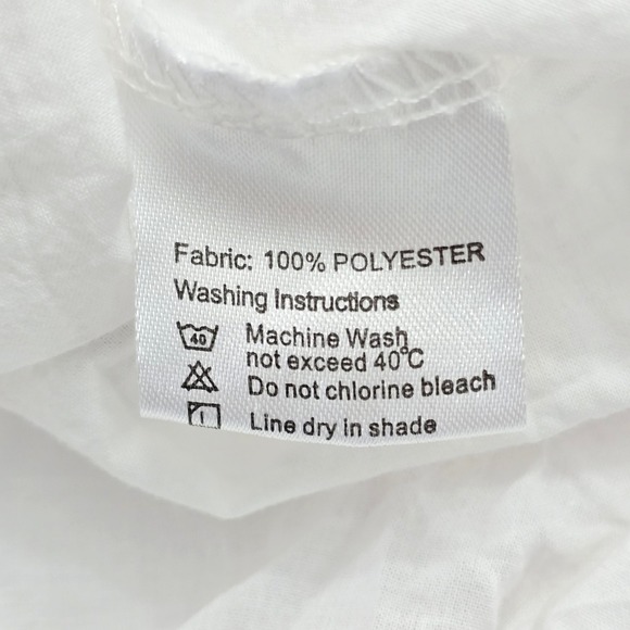 Lola + The Boys Girls White Cherry Embroidered Tulle Ruffle Dress Size 6 - Picture 7 of 11